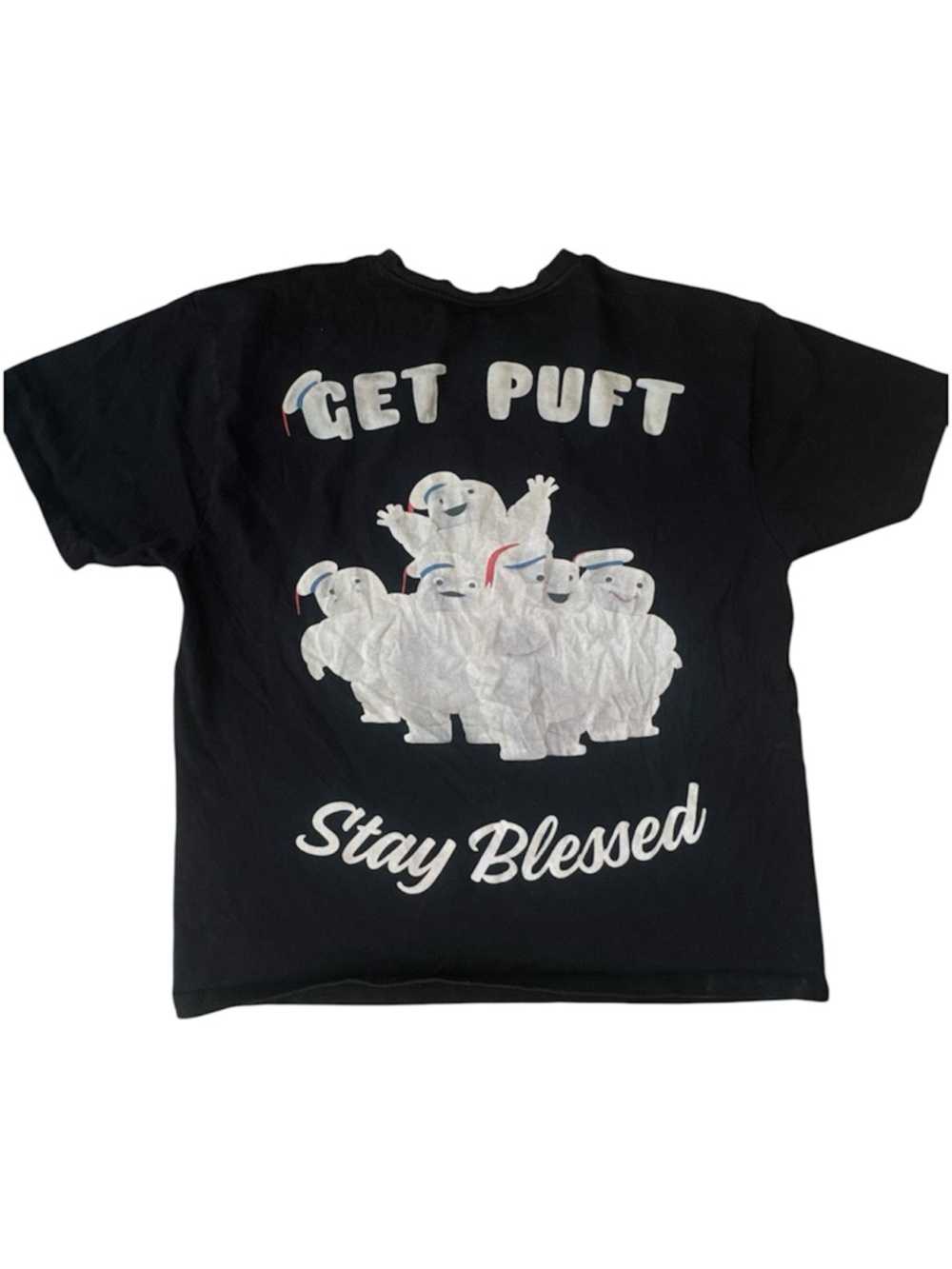 EHP Labs x Ghostbusters Stay Puft Tee Black Graphic T-Shirt Casual Streetwear